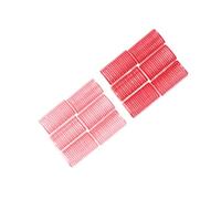 Zerodeko Herramienta para Peinar Cabello 45 MM, 12 Rizadores de Plástico Autoadhesivos para Mujer y Niñas, Ideales para Crear Ondas Surferas en Cabello Seco o Húmedo Color Aleatorio