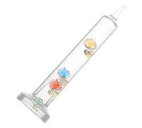 Zerodeko Indicador de Temperatura Flotante Termómetro Galileo Esferas de Colores para Decoración Creativa de Escritorio y Oficina