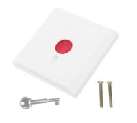 Zerodeko Interruptor de Emergencia con Botón Rojo Pb Pulsador Silencioso para Protección Contra y Seguro para Hogar y Hospital Fácil Activación para Mayores y Mujeres Embarazadas
