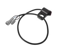 Zerodeko Interruptor de Encendido para Faros Delanteros de Motocicleta Resistente al Agua Interruptor de Botón para Manillar Compatible con Ciclomotores y Motos de Cross Fácil