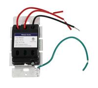 Zerodeko Interruptor Regulador de Intensidad de Luz LED Blanco Control de Brillo, Compatible con Lámparas Halógenas y Tradicionales, 600w Máx, Incluye Placa de Pared