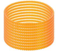 Zerodeko Juego de 20 Correas de Repuesto para Máquina de Coser Doméstica Correa Elástica Doble Diente 123 Nº Circunferencia Exterior 390 MM Material Resistente al Desgaste para