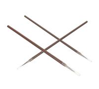 Zerodeko Juego de 3 Pinceles de Caligrafía China Fina Pelo Natural para Pintura Tradicional Kit Delicado para Caligrafía y Dibujo Artístico en Papel y Seda Adecuado para Principiantes y