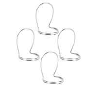 Zerodeko Juego de 4 Púas Huecas de Metal para Guitarra Diseño Ergonómico y Flexible, Accesorio Adecuado para Interpretación Musical Pulgar E Índice