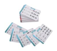 Zerodeko Juego de Tarjetas de Acordes de Piano Papel Guía Portátil Diagramas Claros para Aprendizaje Rápido Práctica Musical Profesional y Estudio de Acordes Esenciales para