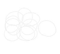 Zerodeko Juntas de Montaje para Gafas 10 Piezas Antigrietas para Reparación E Instalación de Lentes sin Montura y Semi Montura, Kit de Ajuste Seguro para Gafas de Sol y Ópticas
