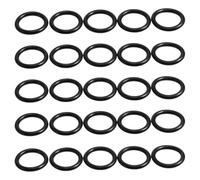 Zerodeko Juntas de Sellado de Goma para Grifo de Agua 50 Piezas 18x2,5 Mm Anillos de Sello Flexibles para Mangueras de Jardín y Accesorios de Plomería