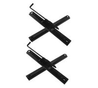 Zerodeko Kit De 2 Pares De Soportes De Montaje De Asientos Ajustables Riel De Asiento De Hierro Para Vehículos Todoterreno Utv y Go Kart Uso Todo El Año De Cubo Para Conducción Segura