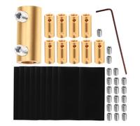 Zerodeko Kit de Conectores de Cables Eléctricos de Cobre con Terminales de Tuerca, Fácil Instalación y Rendimiento Estable para Instalaciones Industriales, 10 Piezas