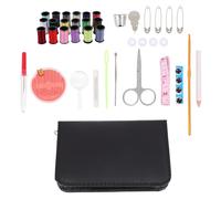 Zerodeko Kit de Costura Portátil 58 Piezas Hogar Aguja E Hilo, Herramientas Múltiples de Costura, Estuche Compacto y Ligero, Adecuado para Reparaciones Rápidas y Color Color Aleatorio