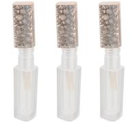 Zerodeko Kit para Hacer Bálsamo Labial con 3 Tubos Vacíos de Plástico y Varita, Conveniente para Almacenamiento y Uso DIY en Oficina