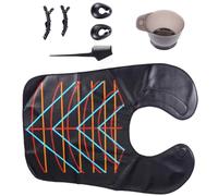 Zerodeko Kit para Teñir el Cabello Profesional en Plástico y Silicona, sin Desorden y Seguro, Adecuado para Uso Diario en Peluquería Casa