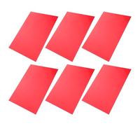 Zerodeko Láminas de Filtro de Luz de Gel PVC Rojo 6 Piezas, Película Transparente Ligera para Control Visual en Aula y Álbumes de Memoria
