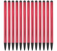 Zerodeko Lápiz Capacitivo Rojo para Tabletas y Teléfonos Móviles Bolígrafo Táctil para Escribir y Dibujar Set de 20 Unidades Compatible Pantallas Táctiles y Dispositivos Electrónicos de