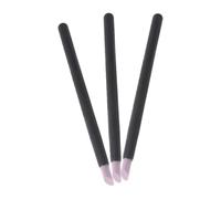 Zerodeko Limas para Uñas de Cuarzo Negro 3 Piezas Cabezal para Eliminar Piel Muerta y Cuidado de Uñas, Ideales para Manicura y Pedicura Profesional