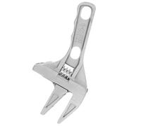 Zerodeko Llave Inglesa Mango Corto Ajustable Multifuncional de Aleación de Aluminio y Apertura Regulable para Mantenimiento de Grifos y Cabezales de Ducha en Bricolaje