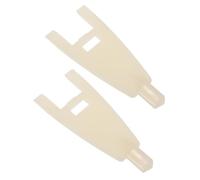 Zerodeko Llave Triangular Pequeña para Dispensador de Papel Higiénico 2 Unidades de Plástico para Mantenimiento y Acceso en Baños Comerciales