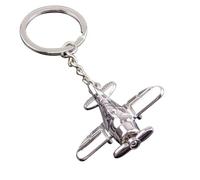 Zerodeko Llavero de Metal Colgante Modelo Avión de Combate Miniatura, Accesorio Creativo y Elegante para Bolso, Adecuado para Día Madre y Acción de Gracias