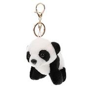 Zerodeko llavero de peluche seño infantil de cumpleaños de panda colgante de bolsa pequeño almohadilla oso mini Lindo llavero juguetes de panda Aleación de zinc