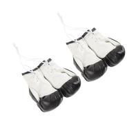 Zerodeko Llavero Decorativo Guantes de Boxeo en Miniatura, Accesorio Único de Pvc Ligero para Colgar en Bolsas y Uso Diario, 2 Pares