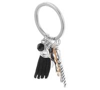 Zerodeko Llavero Peluquero Creativo Colgante Mochila con Tijeras Peine Secador Accesorio para Graduación y Bolso Mujer