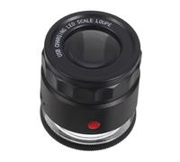 Zerodeko Lupa Joyería Recargable con Escala y Luz LED Ajustable Lupa de Aumento Portátil para Joyeros Coleccionistas y Análisis Profesional