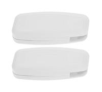 Zerodeko Manija de Persiana Cuadrada 2 Piezas para Cortinas Verticales y Enrollables, Mango de Plástico Resistente para Cordón de Ventana, Accesorio Funcional para Decoración del Hogar