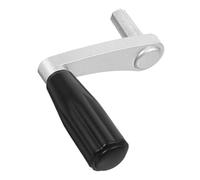 Zerodeko Manija para Manivela de Ventana RV Mango Repuesto para Tendedero de Ropa con Ruedas y Polea de Varilla Única Accesorio para Máquina Industrial Plateado Pequeño