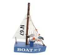 Zerodeko Maqueta De De Madera Decoración De Escritorio Modelo De Nave Artesanía