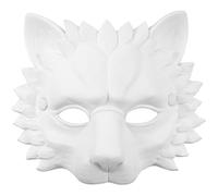 Zerodeko Máscara de León 3d de Espuma Pu para Baile y Halloween | Color Claro, Abertura Ocular Visible, Cómoda y Transpirable, para Mascarada y Cosplay Festivo