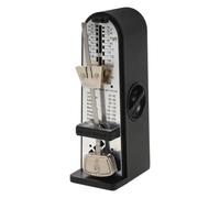 Zerodeko Metrónomo Mecánico Negro Multifuncional para Piano, Guitarra y Violín, Portátil y Preciso, Accesorio para Instrumentos Musicales, Adecuado para Práctica y Exámenes Musicales