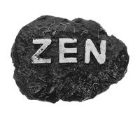 Zerodeko Mini Estatua de Piedra de Resina Estilo Zen para Decoración de Jardín y Macetas, Adorno Micro Paisajístico Realista para Exteriores y Escritorio