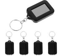 Zerodeko Mini Linterna de Llavero Solar Recargable 5 Unidades, LED Portátil Compacta para Camping, Emergencias y Senderismo, Luz Brillante, Diseño Pequeño y Resistente, Uso al Aire Libre