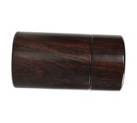 Zerodeko Mini Urna Conmemorativa Tamaño 8.5x4x4 Cm de Madera Diseño Clásico y Elegante Resistente Humedad para Cenizas Humanas Mascotas para Decoración o Funeral