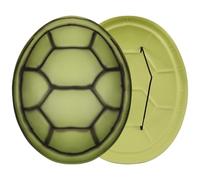 Zerodeko Mochila de Caparazón de Tortuga 2 Piezas: Caparazón de Tortuga EVA con Banda Elástica - Accesorios de Disfraz para Niños Fiesta de Halloween Props de Juego de Roles