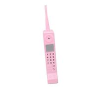 Zerodeko Modelo de Gran Hermano Teléfono Retro Adorno de Hierro Vintage para Escritorio Decoración Retro de Modelo de Teléfono para Celulares Escenario de Oficina o Hogar