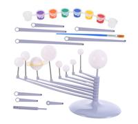 Zerodeko Modelo De Nueve Planetas Kit De Ciencia De Stem De Bricolaje Kit De Solar De Bricolaje Planetario Del Solar Para Kit De Ciencia Para Abdominales