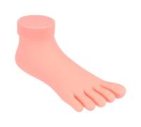 Zerodeko Modelo de Práctica de Uñas para Pie Derecho, Herramienta de Entrenamiento para Arte de Uñas, Silicona Flexible Textura Realista, Adecuado para Manicura y Pedicura Profesional