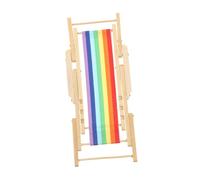 Zerodeko Modelo De Silla De Playa En Miniatura A Escala 1:12 Minisillas De Playa Adorno En Miniatura Junto Al Mar para Casa De Muñecas Y Decoración De Escritorio