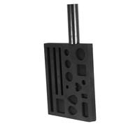 Zerodeko Molde de Lingotes de Grafito de Alta Densidad con 16 Orificios y Divisores Ajustables Molde para Fundición de Metales como Oro Plata y Cobre para Joyería y Artesanía