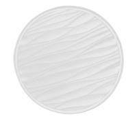 Zerodeko Molde de Silicona para Posavasos Diy, Molde de Epoxi para Bandeja de Frutas Grande Diseño de Ondas, Herramienta de Fundición para Manualidades de Resina, Seguro y Práctico