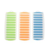 Zerodeko Molde para Hacer Cubitos de Hielo 3 Piezas Tapa de Pp Resistente que No se Rompe Vuelca para Enfriar Bebidas en Casa Verano Color Aleatorio