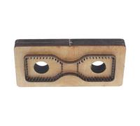 Zerodeko Molde Troquelado de Cuero de Madera Grande Plantilla para Cabeza de Correa Cortador de Tiras de Cuero para Manualidades DIY Herramienta para Artesanía Resistente y Precisa Uso