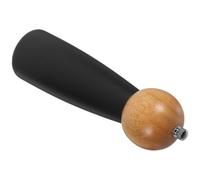 Zerodeko Molinillo Manual de Pimienta Negro Cabezal Redondo y Mecanismo de Cerámica, Acero Inoxidable y Madera, Herramienta Elegante para Moler Especias en Cocina
