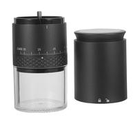 Zerodeko Molino de Café Eléctrico Portátil con Motor de Alta Eficiencia y Diseño Compacto para Apartamentos Pequeños y Uso Doméstico, Capacidad de 25 G y Recipiente de 50 G