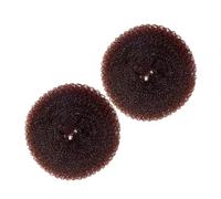 Zerodeko Moño Postizo Donut Para Cabello Recogido 2 Piezas Tamaño Mediano Color Café Molde Para Moños Rápidos Niñas y Mujeres Accesorio Para Peinados Diarios y Eventos