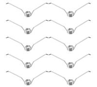 Zerodeko Muelles en Forma de V para Tijeras de Podar Ovejas, 10 Piezas de Acero Inoxidable, Reemplazo Profesional que Reduce la Fatiga Mano en Jardinería