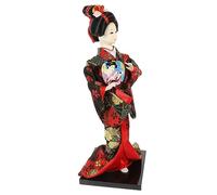 Zerodeko Muñeca Geisha De 27Cm Figura De Geisha Asiática Muñeca Oriental Estatua Kabuki Decoración Étnica Coleccionable