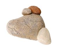 Zerodeko ocultador de Claves ocultador de Llaves pequeño Largo Roca Clave Llavero con Forma de Piedra Llavero de Seguridad para Exterior Llavero Oculto para Exterior Resina