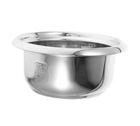 Zerodeko Olla Interior Antiadherente de Acero Inoxidable 2l para Ollas Arroceras Distribución Uniforme de Calor para Uso Doméstico